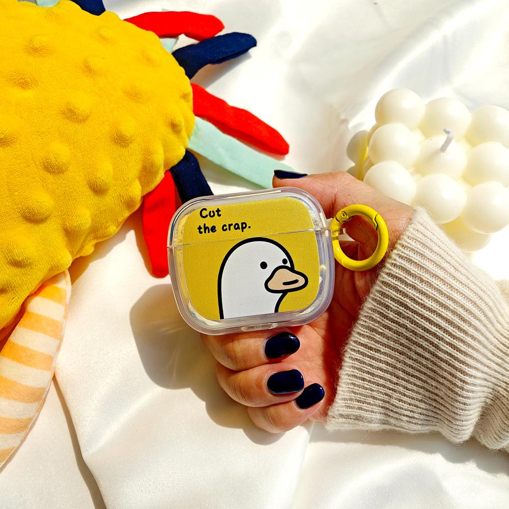 Vỏ Bảo Vệ Hộp Sạc Tai Nghe Bluetooth AirPods 1 2 gen3 pro2 2022 Bằng Silicon Hình Vuông Trong Suốt Họa Tiết Hoạt Hình Vui Nhộn Kèm Móc Treo Chống Rơi