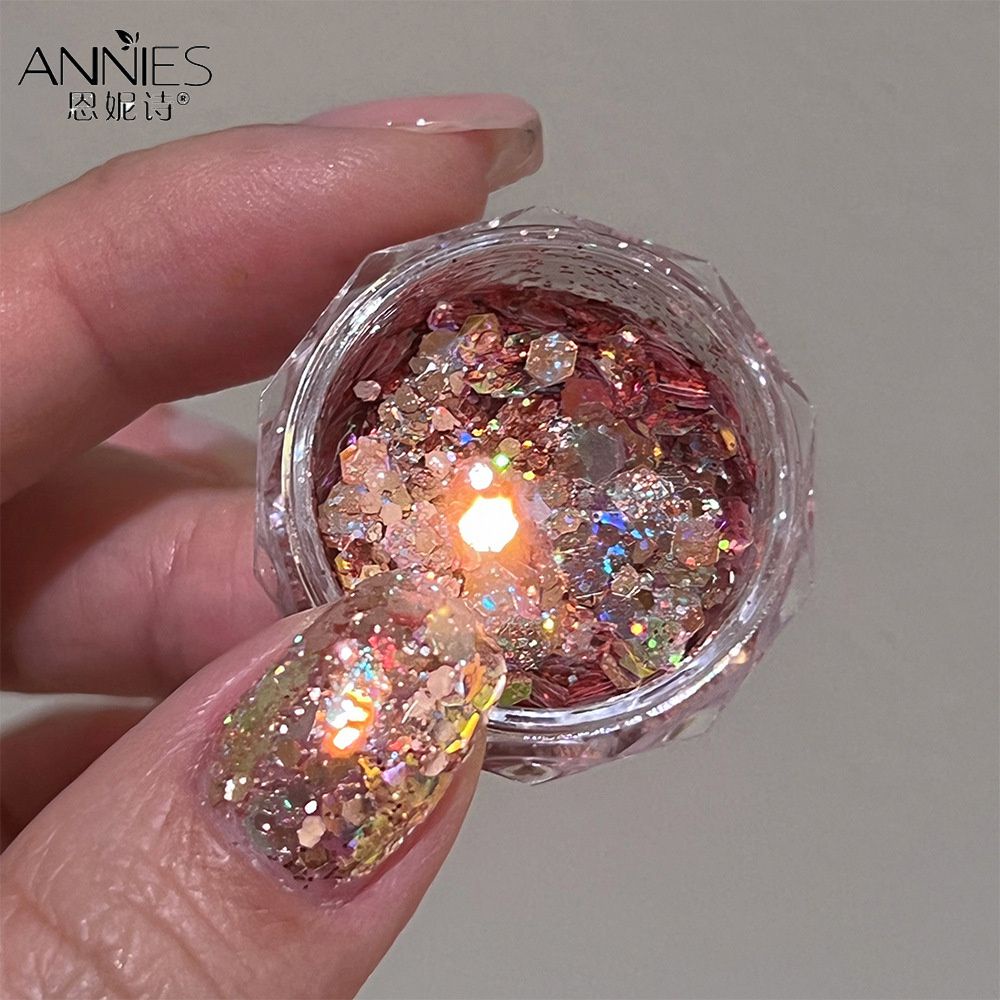 ♕ Nail Art Elf Goblin Học sinh Sequins Trang sức Long lanh Laser Symphony Big Patch Trang trí móng tay rực rỡ Dụng cụ làm móng cho tiệm nail 8 mẫu thiết kế NỘI THẤT