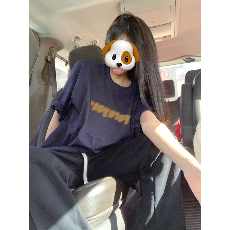 Áo Thun 100% Cotton Tay Ngắn Dáng Suông In Họa Tiết Hoạt Hình Phong Cách Hàn Quốc Thời Trang Unisex Size 5XL