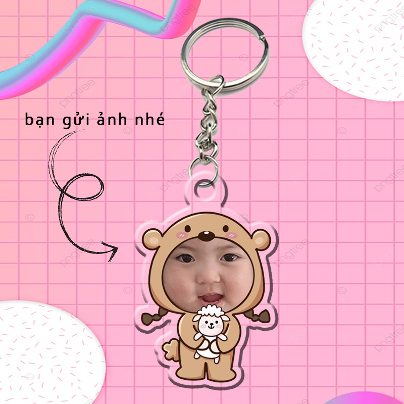 Móc khóa Chipi dễ thương cho bé theo yêu cầu  AC.GIFT