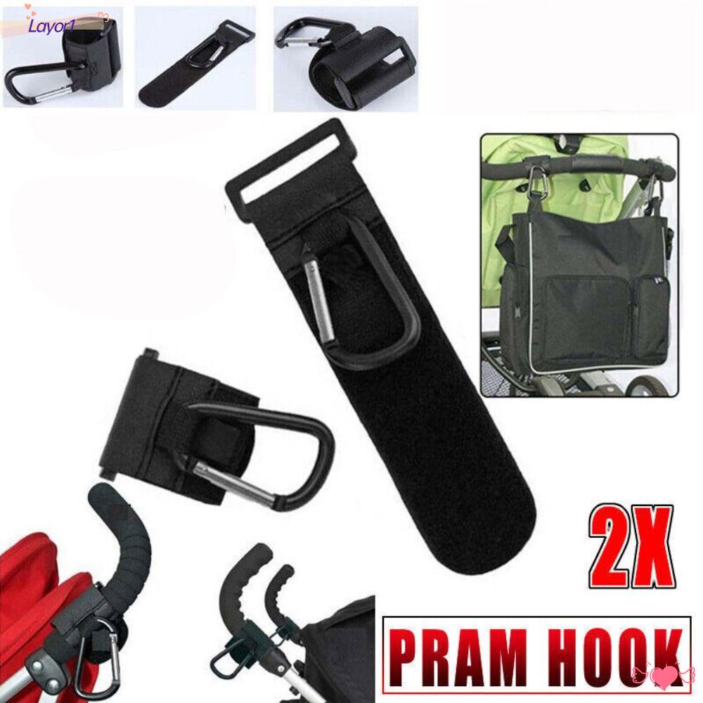 1 Móc Treo Đồ Gắn Xe Đẩy Em Bé Bằng Kim Loại Siêu Bền