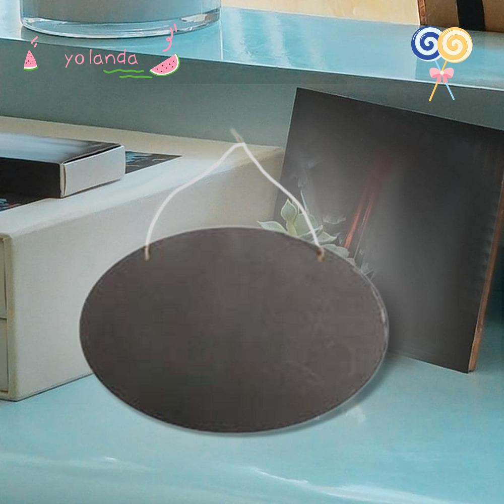 Bảng Đen Mini Hai Mặt Hình Oval Ghi Chú Tiện Dụng