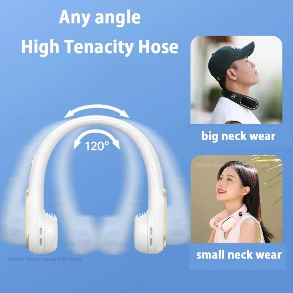 ESPO Quạt Làm Mát Đeo Cổ Không Cánh 4 Tốc Độ Có Màn Hình LED Sạc Cổng Usb Dùng Khi Chơi Thể Thao Ngoài Trời