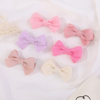 Set 2 Kẹp Tóc Nơ Xinh Xắn Dành Cho Bé Gái