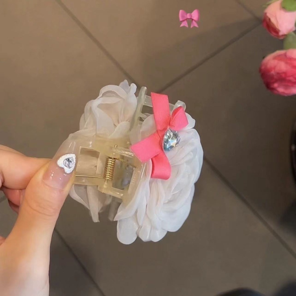 Kẹp Tóc Hoa Hồng Hai Mặt Thời Trang Cho Nữ