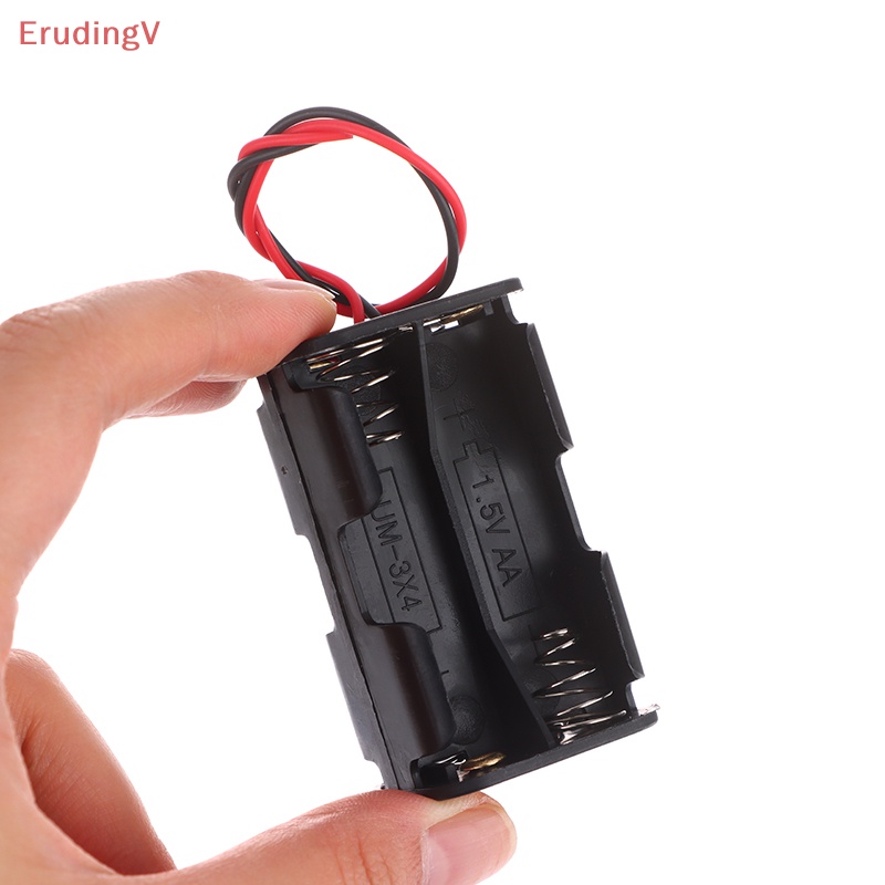 Ốp Điện Thoại AA Màu Đen Chất Lượng Cao Có Giá Đỡ Cho 4X AA 6V