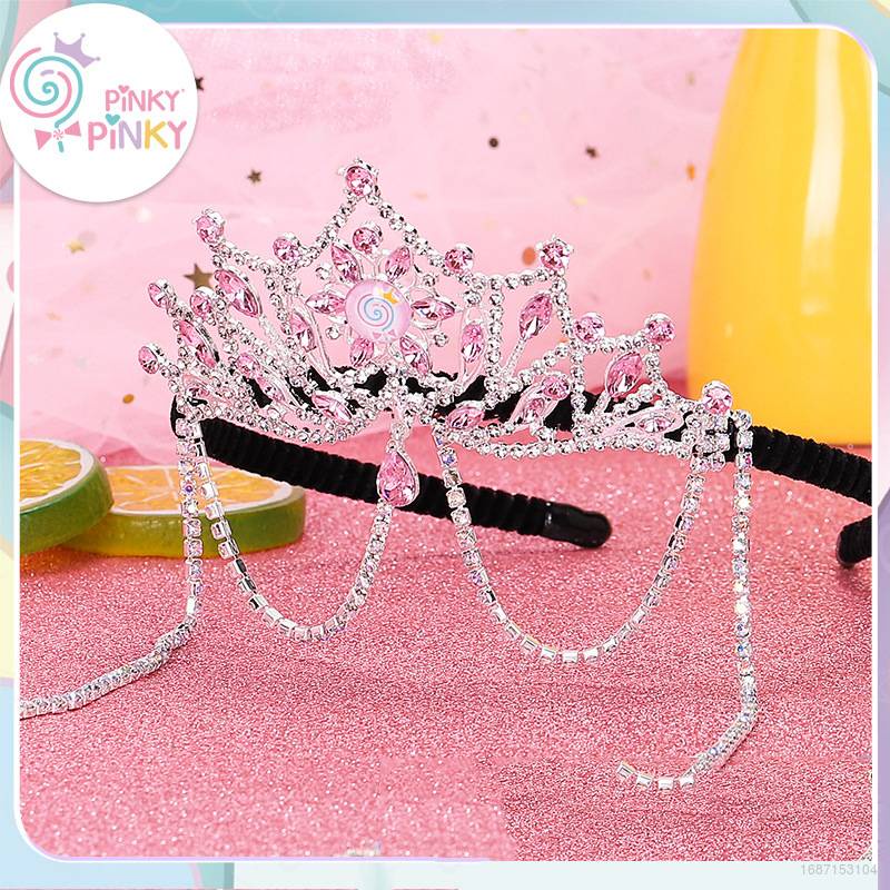 Băng Đô Cài Tóc Hình Vương Miện Cho Bé Gái