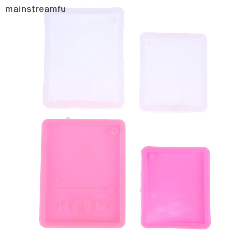 Khuôn Silicone Làm Móc Khóa Nhựa Resin UV Hình Nốt Nhạc DIY