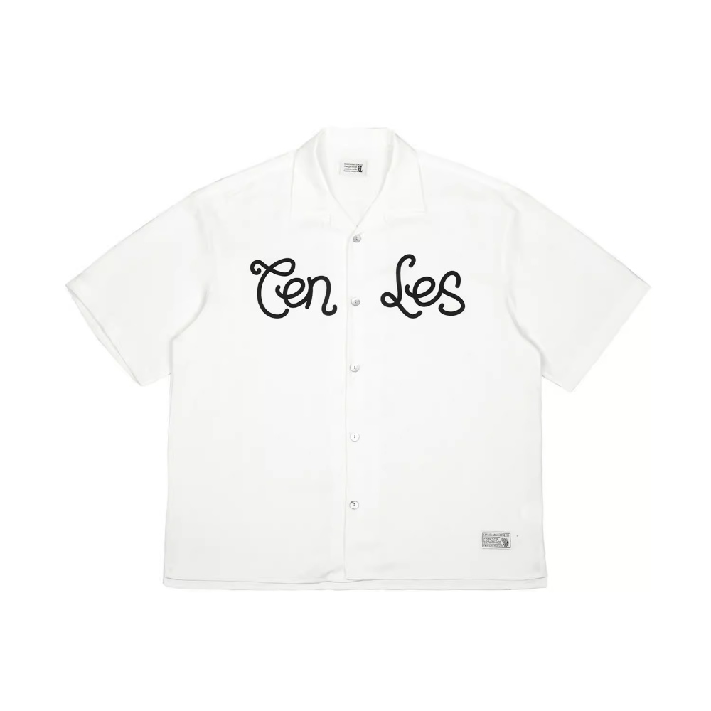 Áo Sơ Mi Tay Ngắn Dáng Rộng In Họa Tiết Kiểu Retro Nhật Bản Thời Trang Mùa Hè Cho Nam Cenles SS23