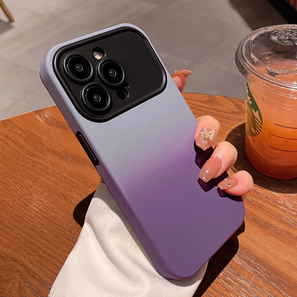 Ốp Điện Thoại TPU Mềm Chống Sốc Màu Gradient Sang Trọng Cho IPhone 11 12 13 14 Pro Max