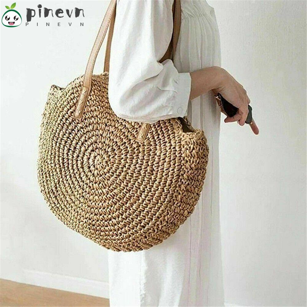 Túi Xách Đeo Vai Hình Tròn Phong Cách Bohemian Thời Trang