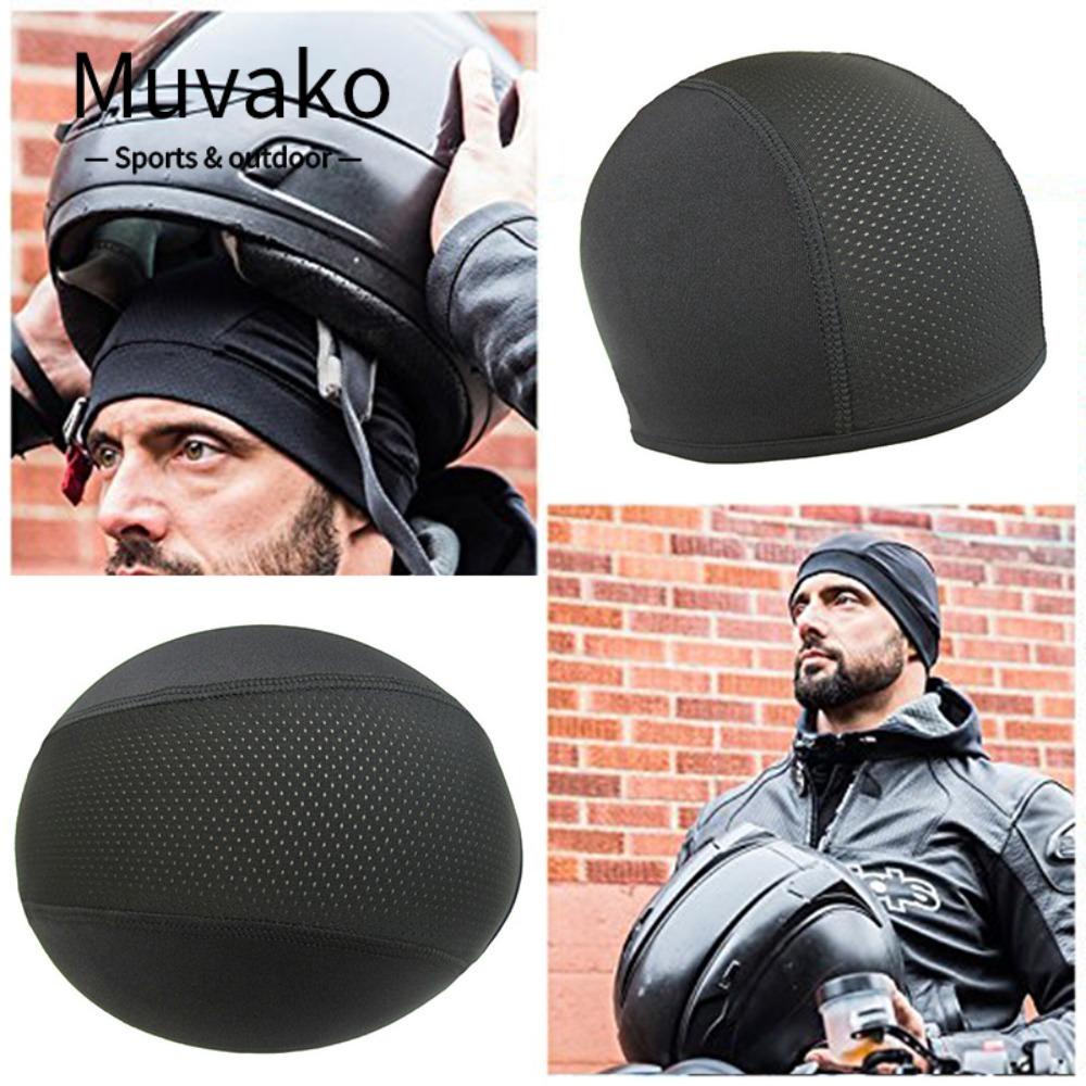 MUVAKO Mũ Trùm Đầu Chạy Bộ Đạp Xe Đua In Chữ