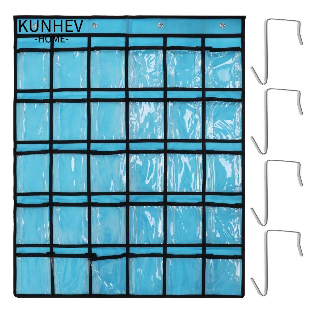 KUNHEV Túi Treo Cửa Trong Suốt 36 Ngăn Đựng Đồ Tiện Dụng Cho Lớp Học