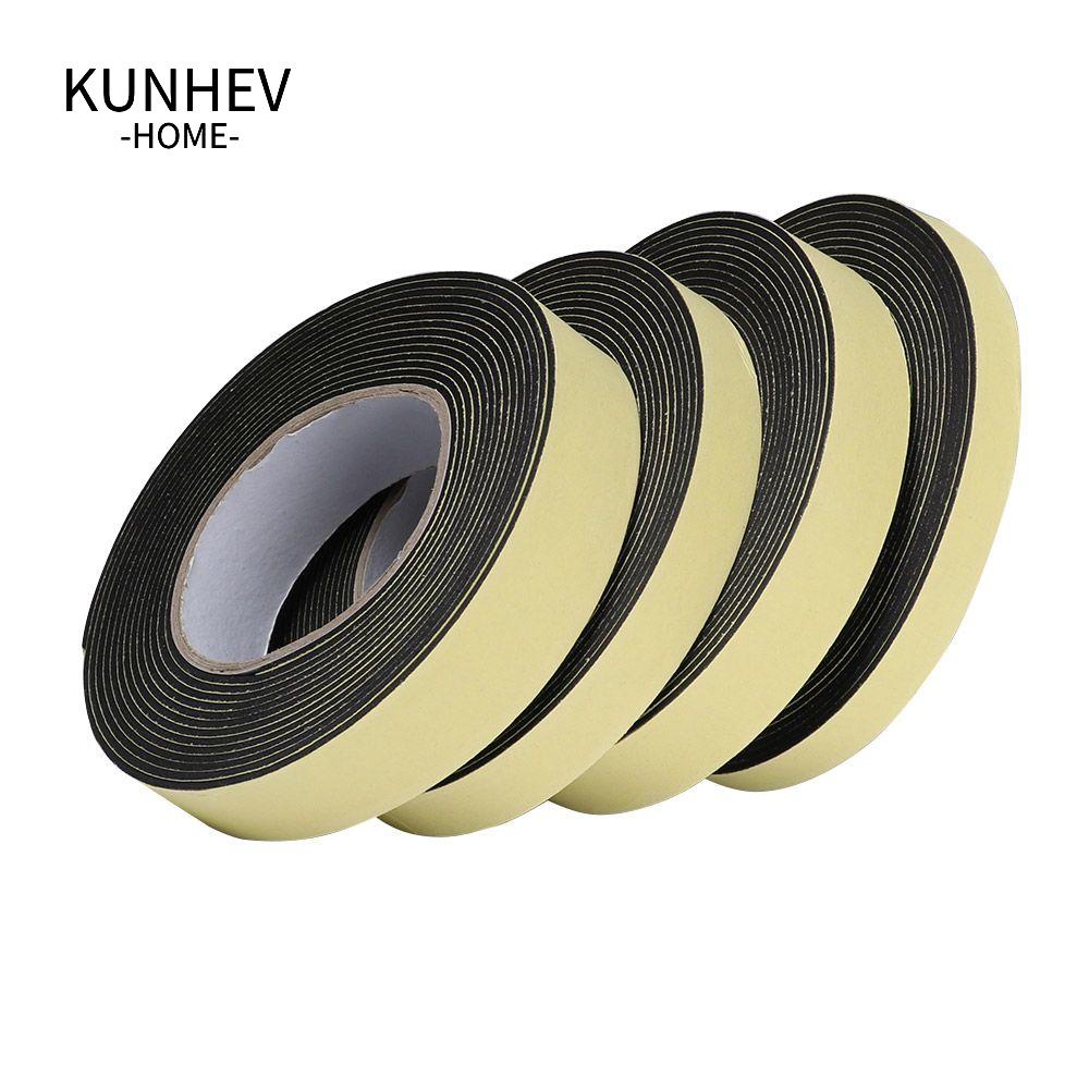 KUNHEV Cuộn băng dán xốp 1 mặt cách âm chống nước dán cửa sổ nhà bếp/ phòng tắm