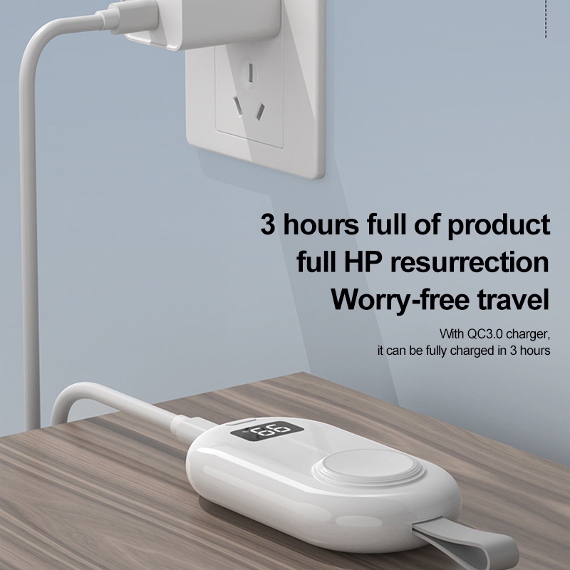 Pin Sạc Dự Phòng 2 Trong 1 2500mah Cho Apple Watch iWATCH 8 / 7 / 6