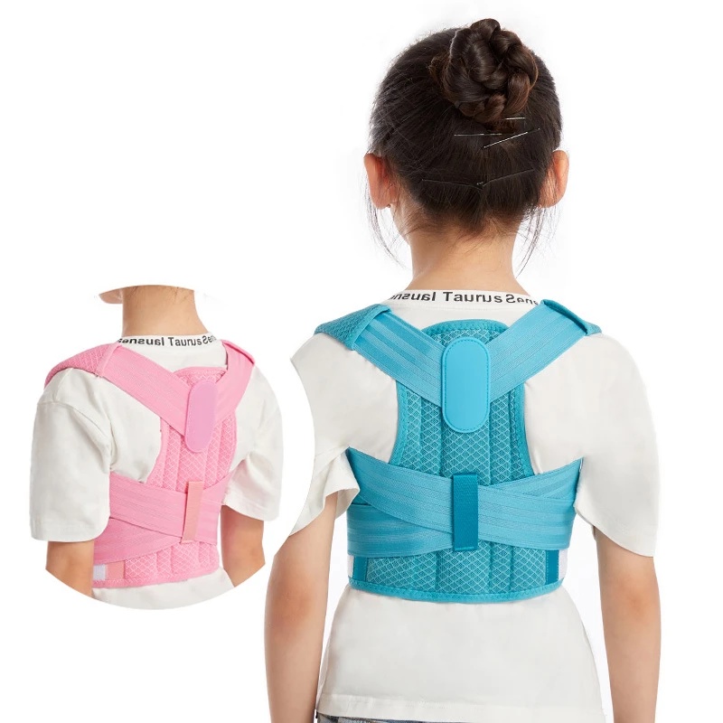 ADJUSTABLE CHILDREN POSTURE CORRECTOR KIDS BACK SUPPORT BELT ORTHOPEDIC SPINE BACK LUMBAR SHOULDER BRACES HEALTH