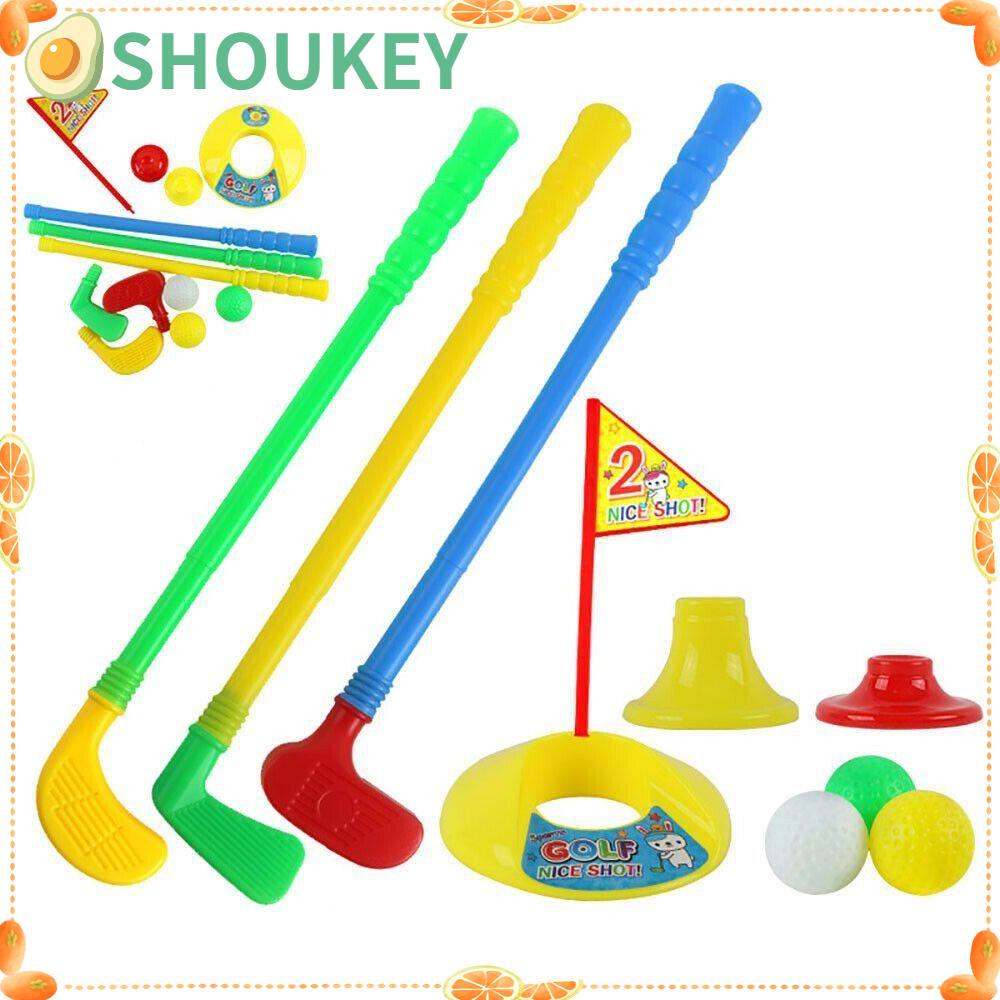 SHOUKEY Set 9 Quả Bóng Golf Bằng Nhựa Cho Bé