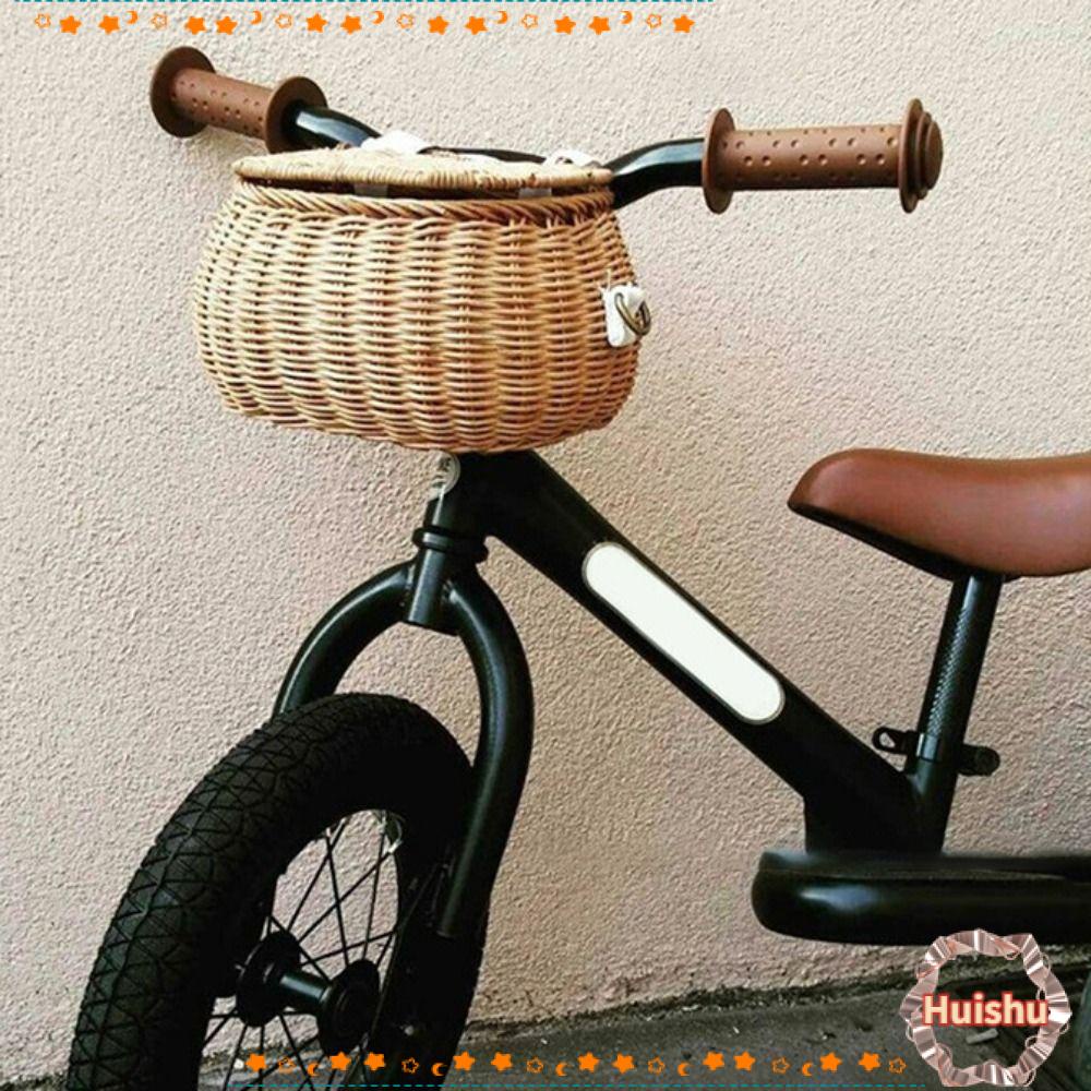 HS Giỏ Xe Đạp Có Nắp Đậy Trang Trí Cho Bé