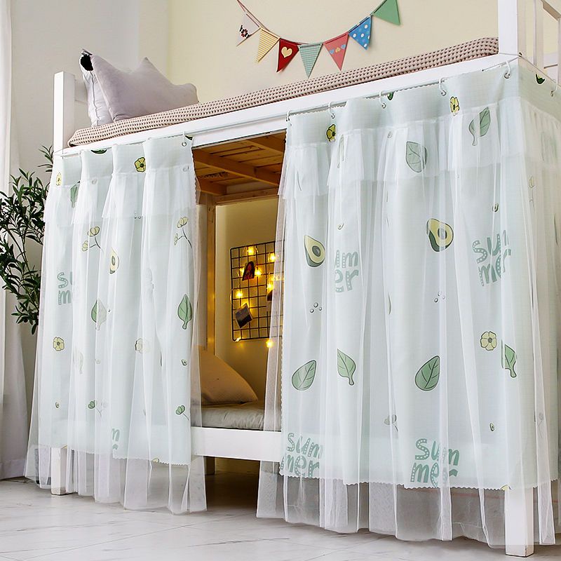 Rèm Che Giường Đơn / Giường Tầng Vải Gạc Hai Lớp Riêng Tư Cho Bé Gái