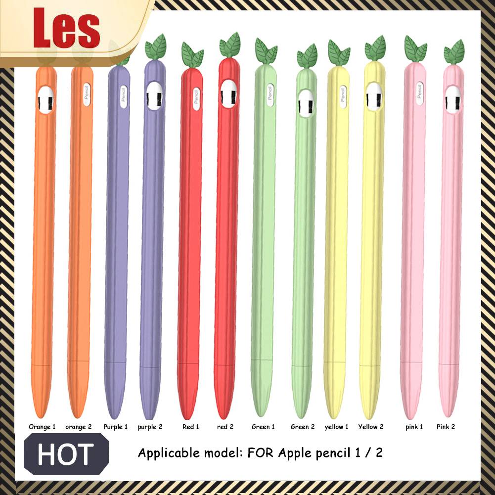 Vỏ Bảo Vệ Bút Cảm Ứng Bằng Silicon Họa Tiết Trái Cây Dễ Thương Cho Appie Pencil