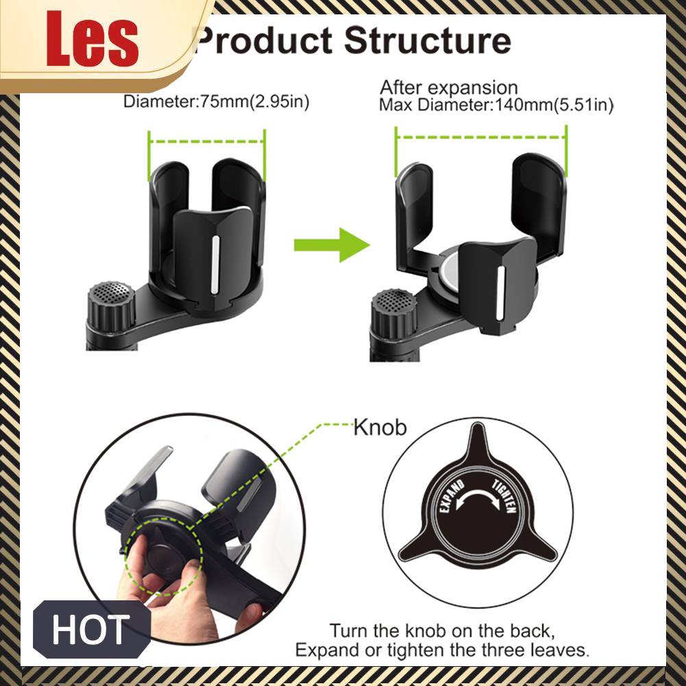 Giá Đỡ Cốc Nước 3 Trong 1 Xoay 360 Độ