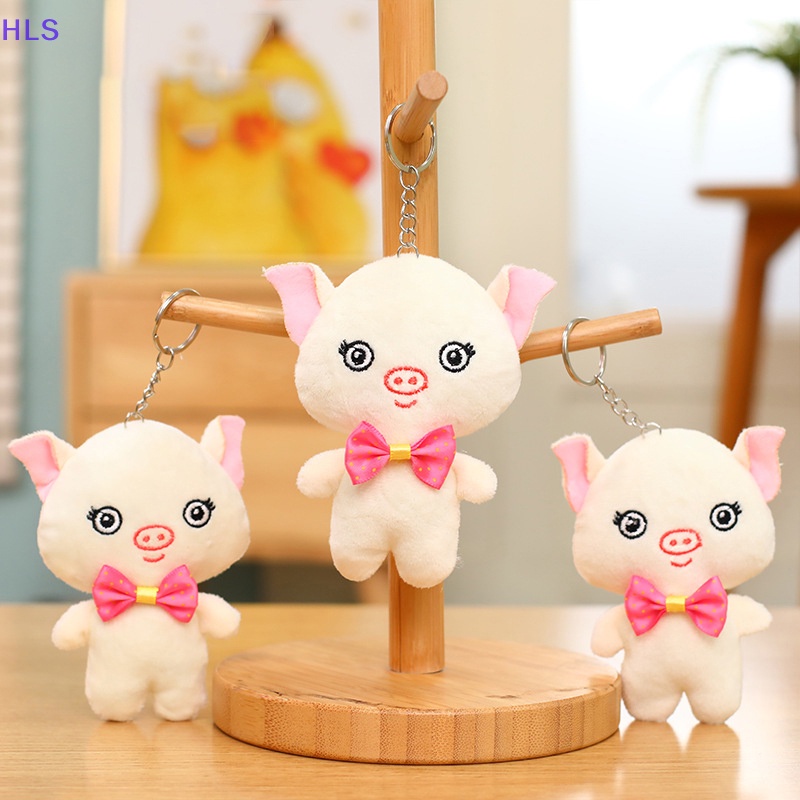 Móc Khóa Hình Búp Bê Nhồi Bông Mini 10cm Nhiều Màu Sắc Chất Lượng Cao
