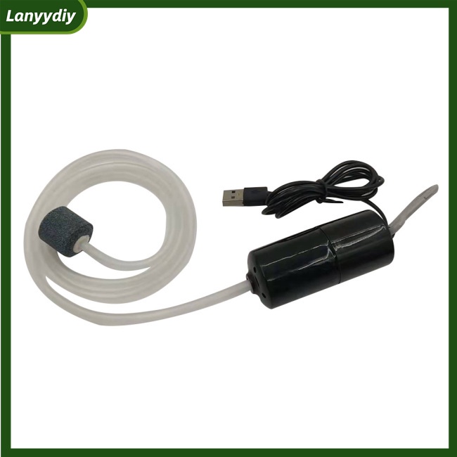 Máy Bơm Oxy Mini Siêu Êm Sạc Usb Cho Bể Cá