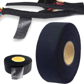 19mm*15m Black Adhesive Cloth Tape Roll Car Wiring Harness Tape Insulation Tape