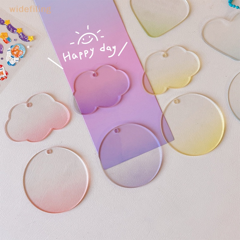 Set 5 / 10 / 15 Móc Khóa Trong Suốt Lấp Lánh Diy