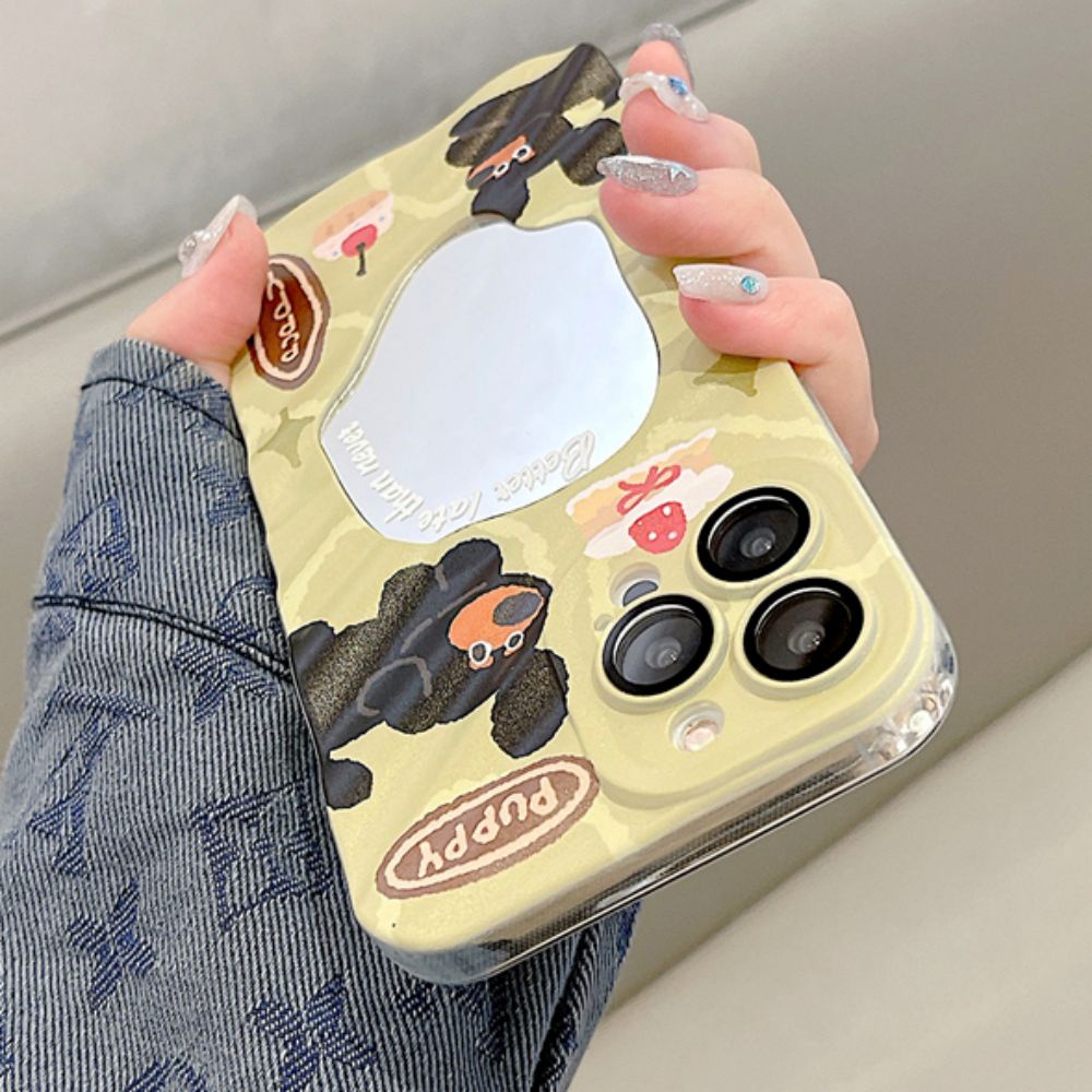 Ốp Điện Thoại TPU Mềm Chống Sốc Tráng Gương Họa Tiết Hoa Cúc Dễ Thương Dành Cho IPhone 11 12 13 14 Pro Max