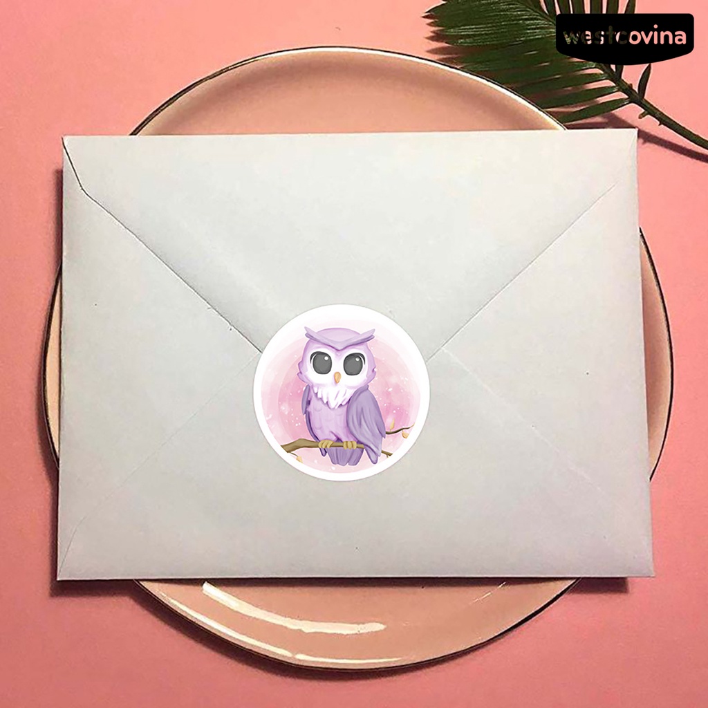 [WSTN] [WSTN]✎1 Cuộn 500 Miếng Dán Hoạt Hình Trong Suốt Tự Dính Dùng Làm Phần Thưởng Cho Trẻ Mẫu Giáo