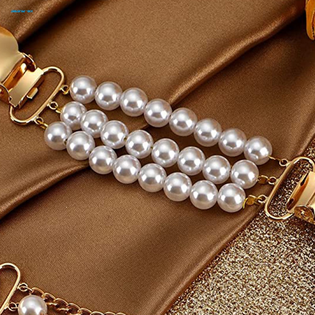 Ghim Cài Cổ Áo Đính Ngọc Trai Nhân Tạo Thời Trang Cho Nữ