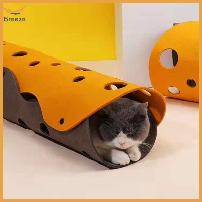 Đường Hầm Đồ Chơi Bằng Vải Nỉ Có Thể Tháo Rời Tương Tác Với Mèo Cưng Trong Nhà Diy