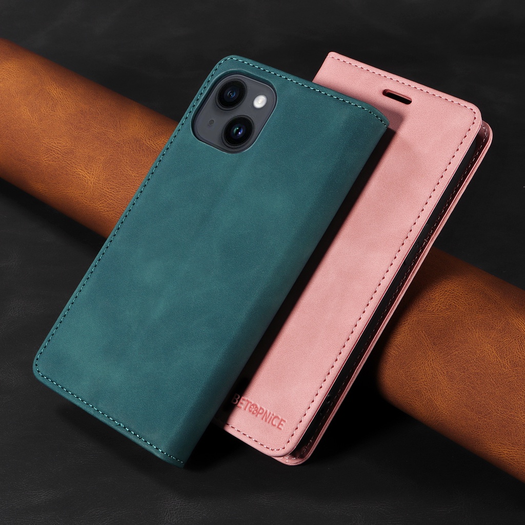 RFID Bao Da Cho iphone 15 pro max 15 pro 15 plus 14 pro max 13 Điện Thoại Kiểu Ví Gập Nam Châm Có Ngăn Thẻ