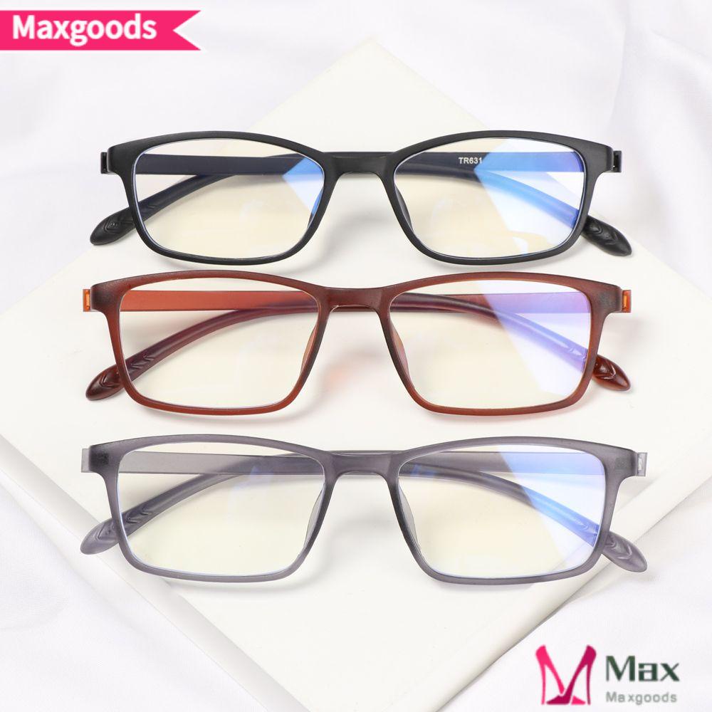 MAXG Kính Đọc Sách Trong Suốt + 0.00 ~ + 4.0 Diopter Ánh Sáng Xanh Sự Bảo Vệ