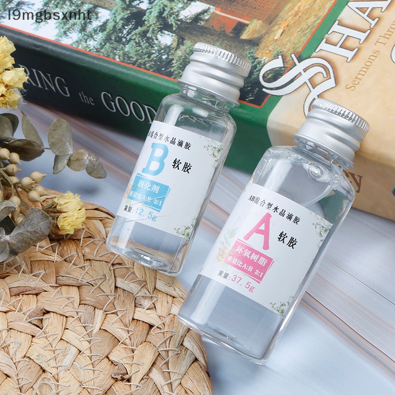 OOO 1 bộ rõ ràng nhựa Epoxy cao dính 3:1 AB tinh thể keo nhựa đồ trang sức làm uuu