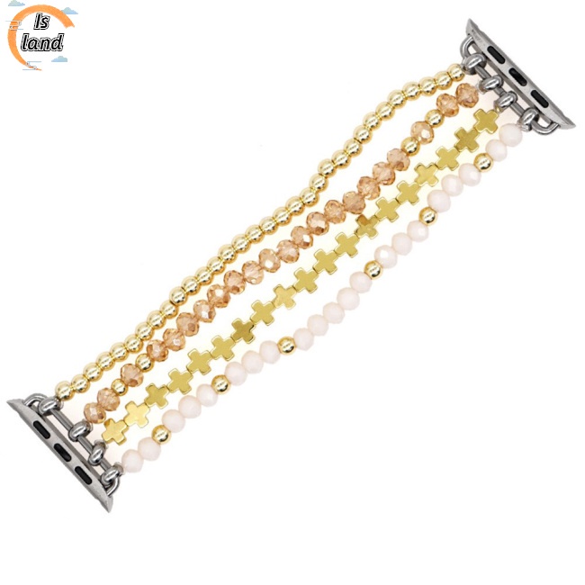 Dây Đeo Chuỗi Hạt Co Giãn Siêu Nhẹ Tùy Chỉnh Tiện Dụng Cho Iwatch S7