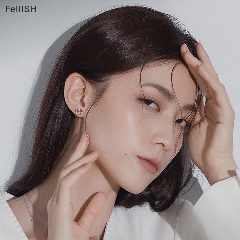 1 Đôi Bông Tai Hình Nơ Xoắn Ốc Thời Trang Dành Cho Nữ 439br