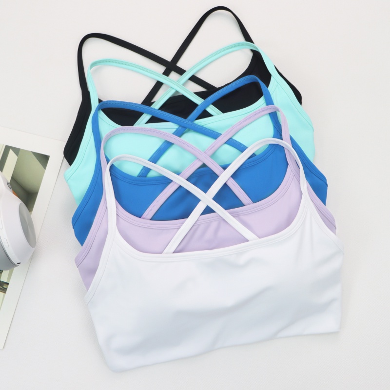 Áo Ngực Thể Thao Dây Chéo Lưng Co Giãn Tốt Thời Trang Quyến Rũ Cho Nữ