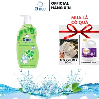 Nước rửa bình sữa d-nee thái lan 600ml mẫu mới ..