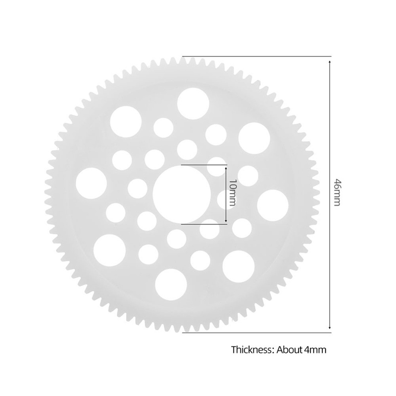 Bánh Răng Động Cơ 85t 48dp Tỉ Lệ 1: 10 Cho Mô Hình Xe Hơi Thể Thao sakura