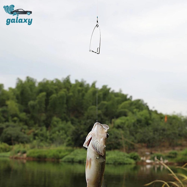 Galaxy Bộ 10 Dụng Cụ Kích Hoạt Lưỡi Câu Tự Động Bằng Thép Không Gỉ