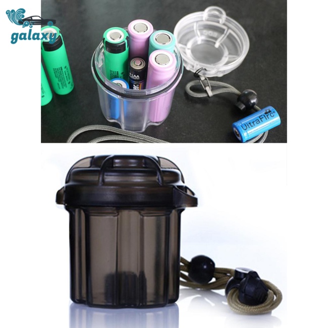 Galaxy Hộp Đựng Pin Gọn Nhẹ Chống Rơi Tiện Dụng Mang Theo Du Lịch Cắm Trại