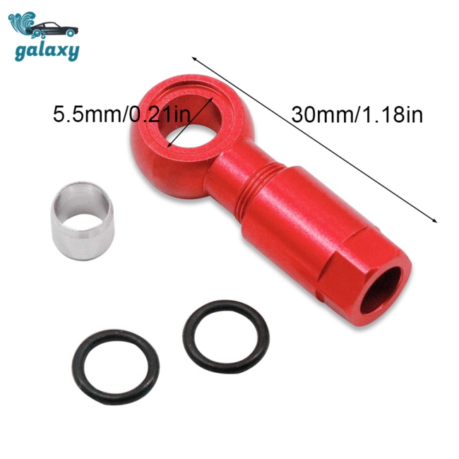 Galaxy Đầu Nối Ống Dầu Thủy Lực Bằng Hợp Kim Nhôm Thay Thế Tương Thích Với Shimano Slx