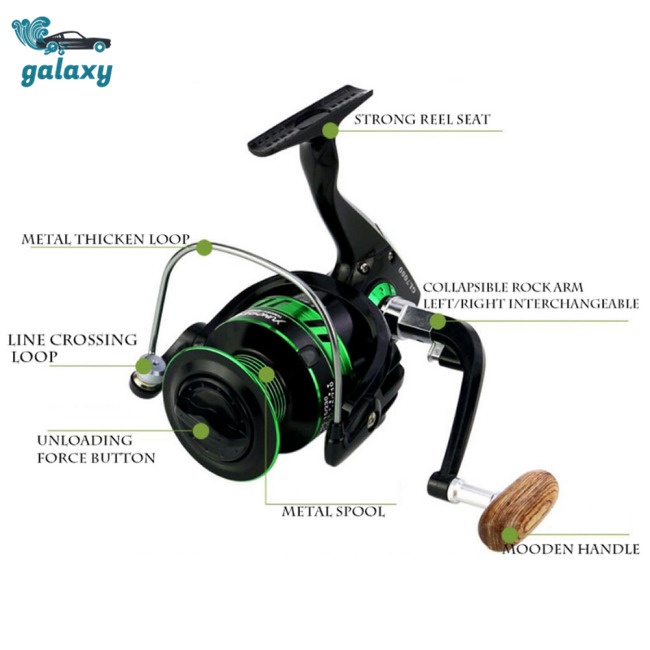 Máy Câu Cá galaxy Gl1000-7000 13bb 5.5: 1 Chất Lượng Cao