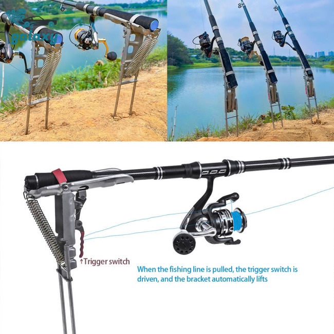 Galaxy Giá Đỡ Cần Câu Cá Tự Động Bằng Thép Không Gỉ