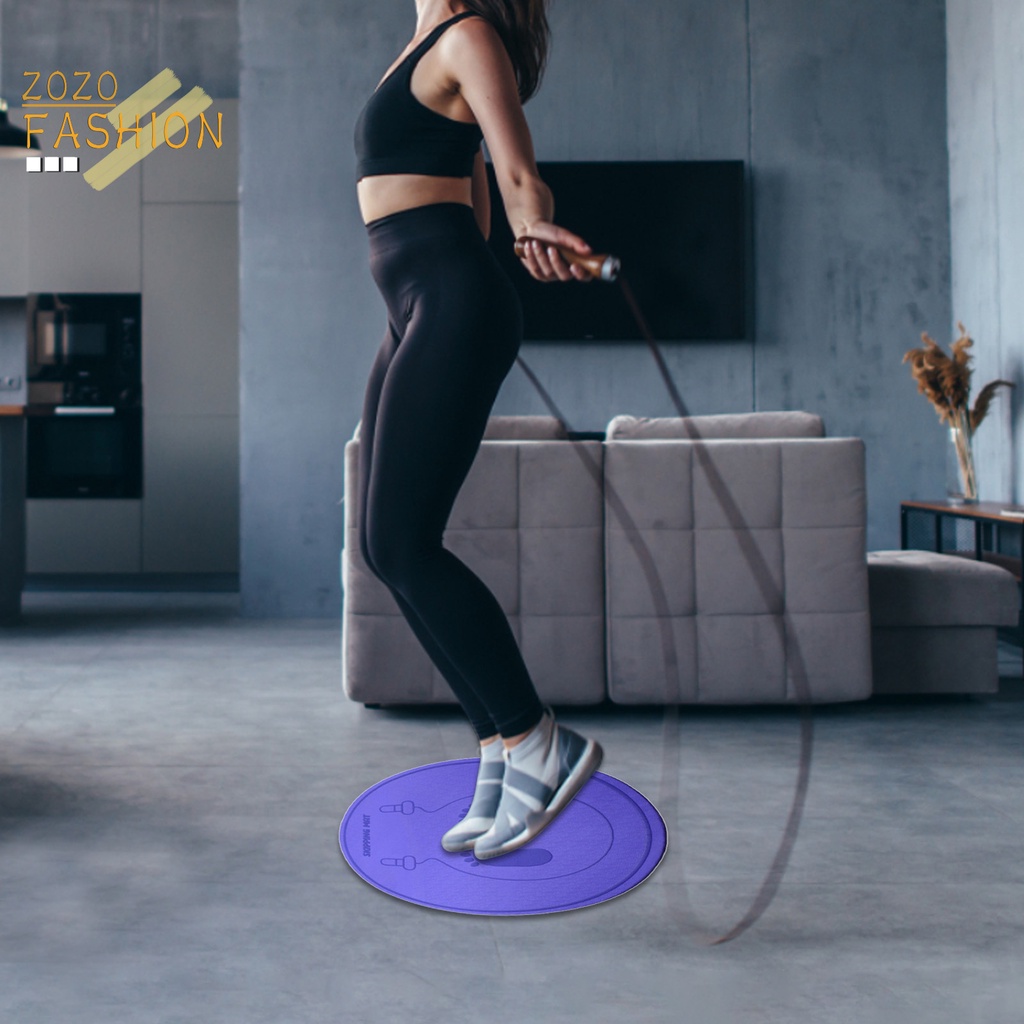 Đệm Giảm Tiếng Ồn Không Dây TPE Mềm Mại Dày Dặn Chống Trượt Giảm Tiếng Ồn Hỗ Trợ Tập Thể Dục Cho Người Mới Bắt Đầu