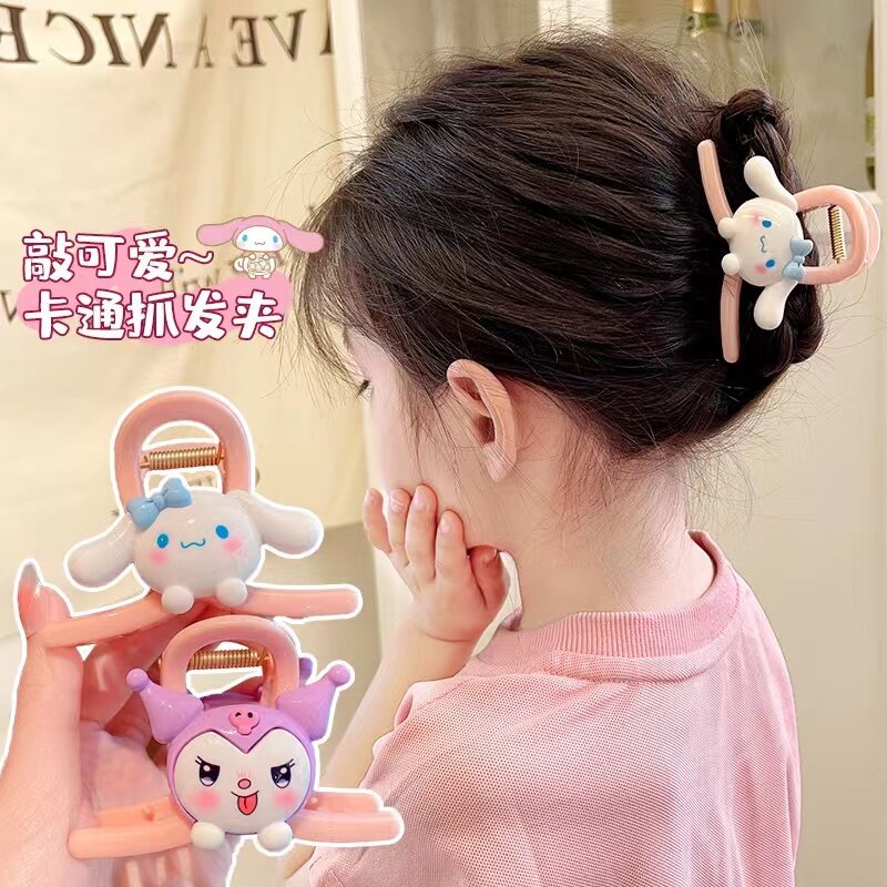 SANRIO Kẹp Tóc Hình Cá Mập Dễ Thương Phong Cách Hàn Quốc Cho Bé Gái