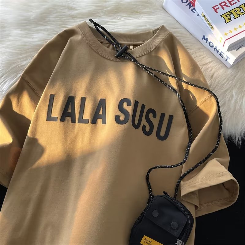 Áo Thun Tay Ngắn Dáng Rộng Chất Liệu Cotton Cao Cấp Thời Trang Mùa Hè Dành Cho Nam