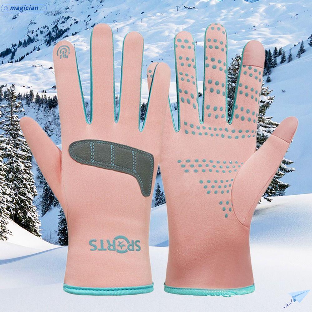 MAG Găng Tay Thể Thao Nam Phủ Lông Giữ Ấm Thời Trang Thu Đông